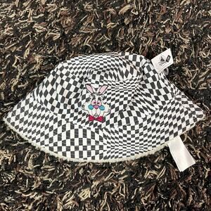 Disney Alice in Wonderland White Rabbit Bucket Hat for Adults NWT Sz 59cm